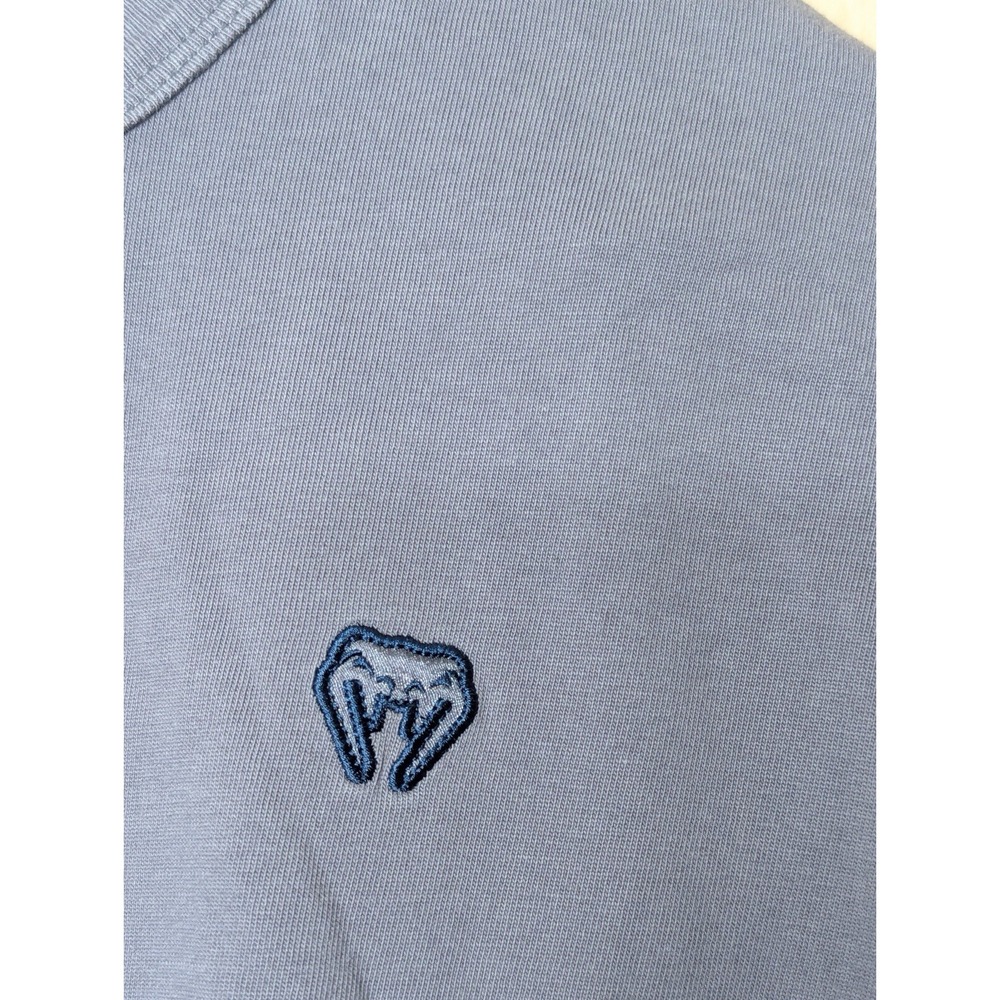 Venum Silent Power T-Shirt Mens XL Grey Charcoal Tonal Embroidered Logo Sport - Picture 10 of 16